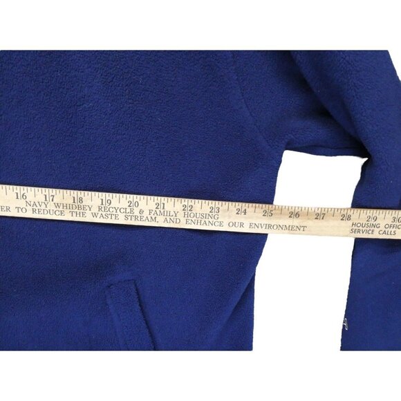 Vintage 2000 Los Angeles Rams NFL Active Fleece Zip Jacket Logo Size XL Blue - Picture 8 of 10